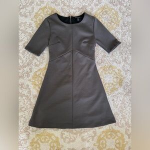 Banana Republic Charcoal Long Sleeve Dress